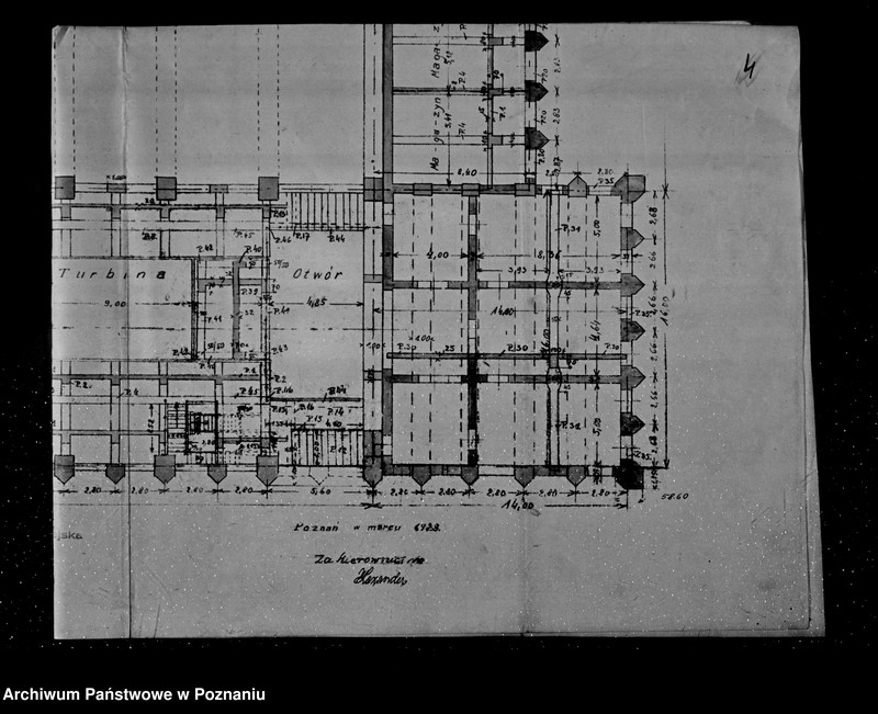 Obraz 8 z jednostki "Projekt budowy Elektrowni Miejskiej w Poznaniu rzuty"