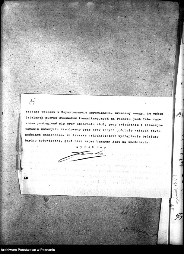 Obraz 19 z jednostki "Sprawy szczegółowo-administracyjne Ropa, benzyna itp.."