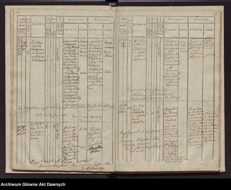 image.from.unit.number "Parafia Stanisławów, ormiańska archidiecezja lwowska; Galicja, zabór austriacki. Księga metrykalna urodzeń."