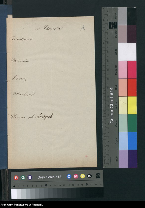 Obraz 4 z jednostki "A. betr. die Familie Czapski"