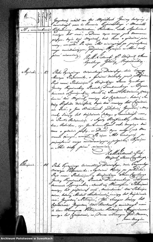 Obraz 9 z jednostki "Akta Zeszłych Gminy Kopciowskiey od 1-go Maia 1810 R."