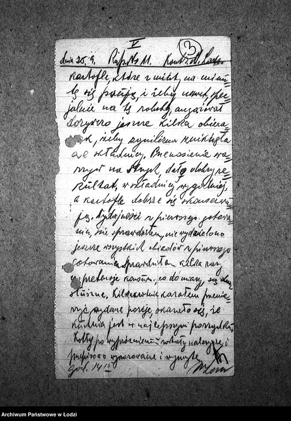 Obraz 5 z jednostki "[Kuchnia nr 302, ul. Żytnia 8. Kuchnia, ul. Żytnia 20. Działalność kuchni, personel, konsumenci, kontrole]"