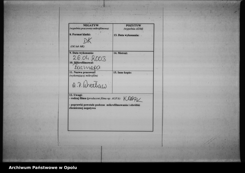 Obraz 3 z jednostki "Acta von Etablirung einer Brandweinbrennerey in dem ehemaligen Jesuitten, jetzt dem Landsberger & Schnitzer gehörenden Vorwerk in der Goslawitzer Vorstadt Vol: I pro 1816"