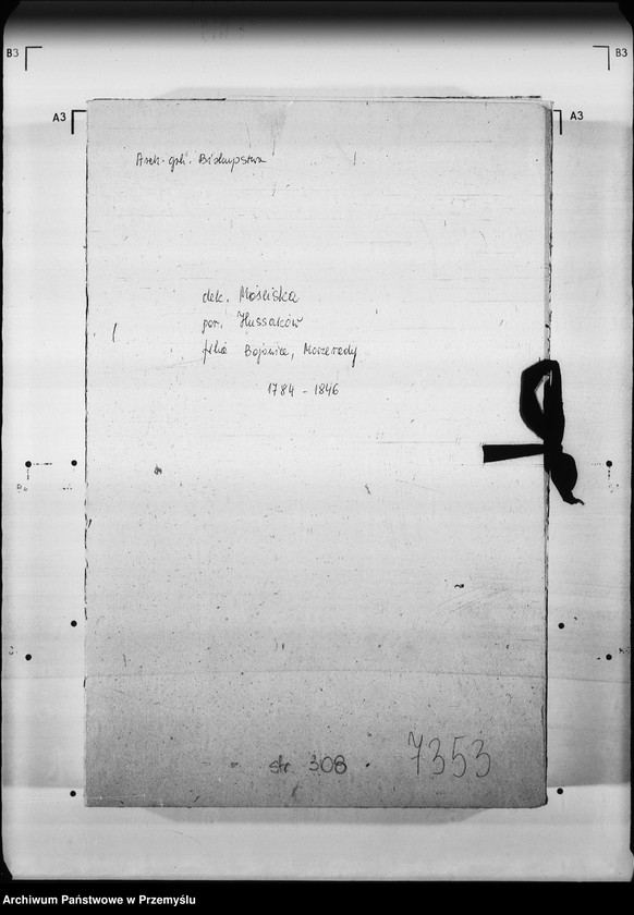 Obraz 4 z jednostki "[Kopie ksiąg metrykalnych parafii Hussaków z filiami Bojowice, Moczerady (dekanat Mościska)]"