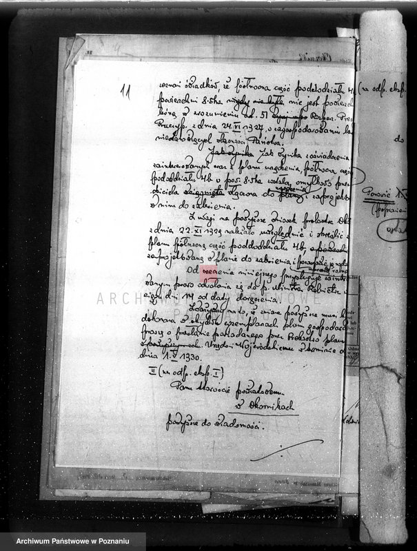 Obraz 15 z jednostki "Probostwo Oborniki /Nadzór nad gospodarką leśną/"