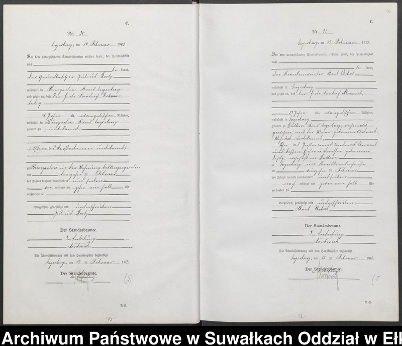 image.from.unit.number "[Sterbe-Neben-Register des Preussischen Standes-Amtes Angerburg Kreis Angerburg]"