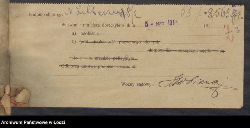 Obraz 5 z jednostki "Nuchem Silberszac- sprzedaż towarów manufakturowych"