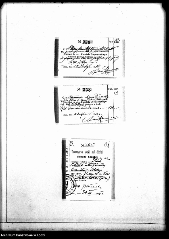 Obraz 15 z jednostki "[Rozliczenia finansowe Komitetu Tanich Kuchen i Komitetu Obywatelskiego Niesienia Pomocy Biednym]"