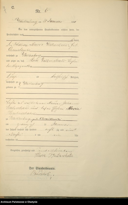 image.from.unit.number "Sterbe-Haupt-Register Nr 1 - 122"