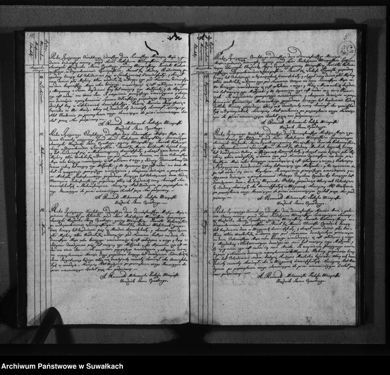 image.from.unit.number "Księga do zapisywania aktów cywilnych urodzenia gminy wiżajńskiey, departamentu łomżyńskiego, powiatu kalwaryjskiego"