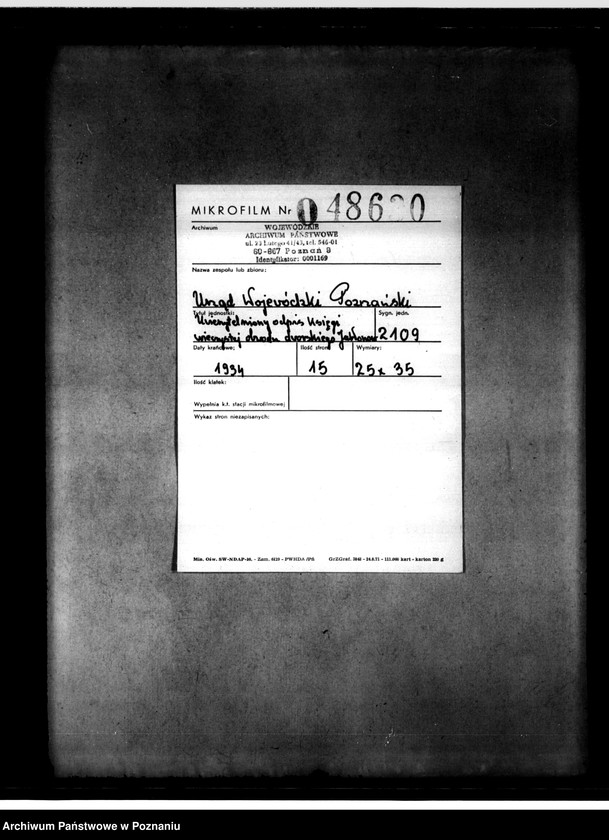 Obraz 2 z jednostki "Uwierzytelniony odpis księgi wieczystej obwodu dworskiego w Jabłonowie powiat chodzieski"