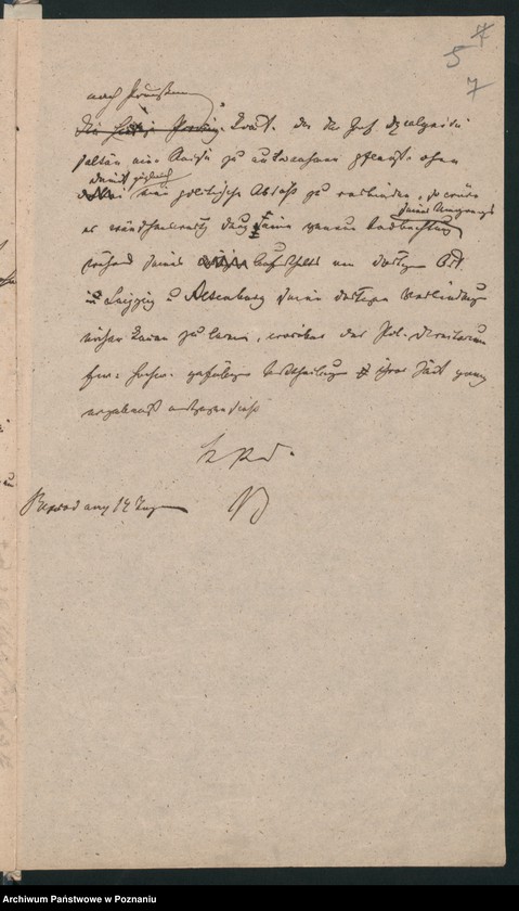 Obraz 10 z jednostki "A. betr. die Gräfliche Familie Działyński, besonders die Grafen Titus und Johann"