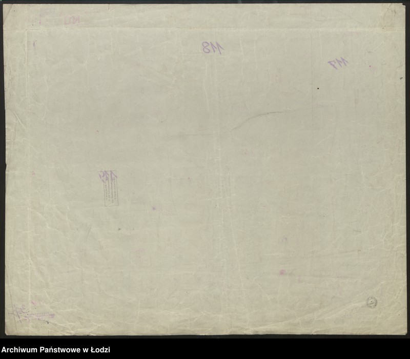 Obraz 2 z jednostki "Plan m. Łodzi 1:5000 z oznaczeniem podziału miasta na obwody i rejony spisowe. Sekcja VF"