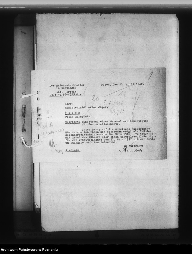 Obraz 5 z jednostki "Der Generalbevollmächtige für den Arbeitseinsatz"