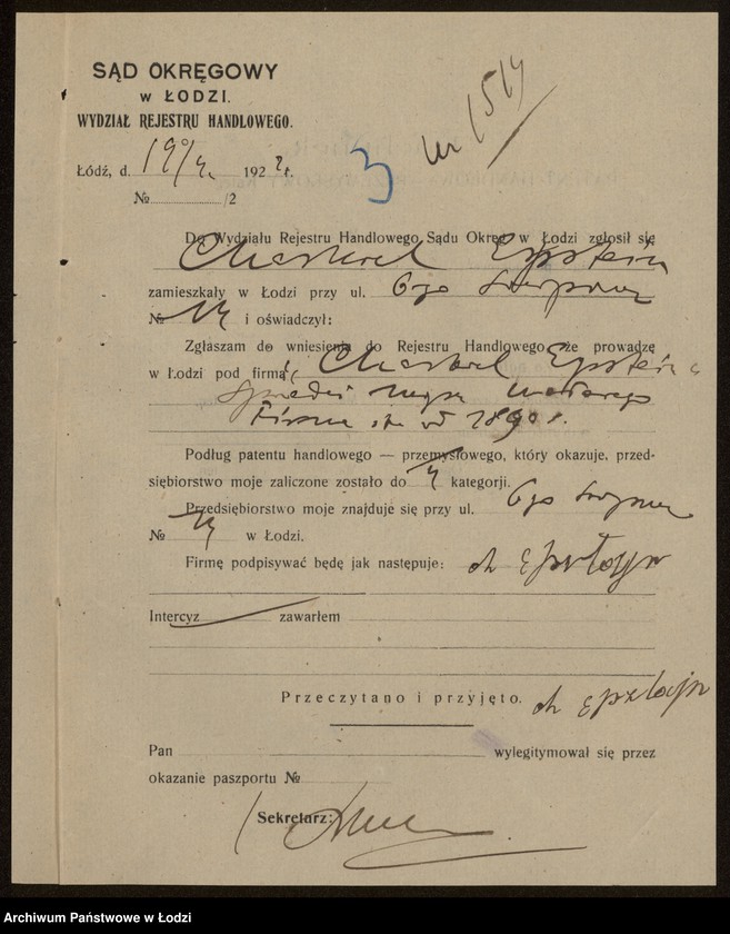 Obraz 5 z jednostki "Chaskiel Epstein – sprzedaż mięsa wołowego"