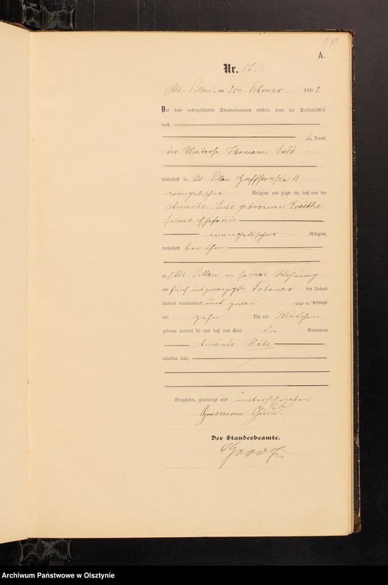 image.from.unit.number "Geburts-Haupt-Register Nr 1 - 149"