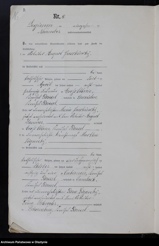 image.from.unit.number "Heiraths-Neben-Register Nr 1 - 9"