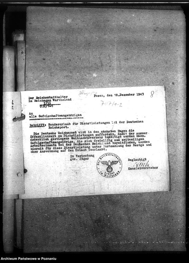 Obraz 13 z jednostki "Verwaltungsangelegenheiten der Abteilung VII A."