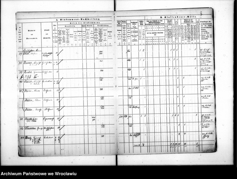 image.from.unit.number "Klassensteuerrolle nebst Eikommens - Nachweisung"