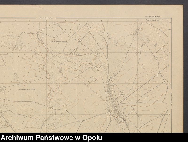 Obraz 3 z jednostki "Mapa gospodarcza, użycie powierzchni ziemi Świbie [pow. Gliwice]."