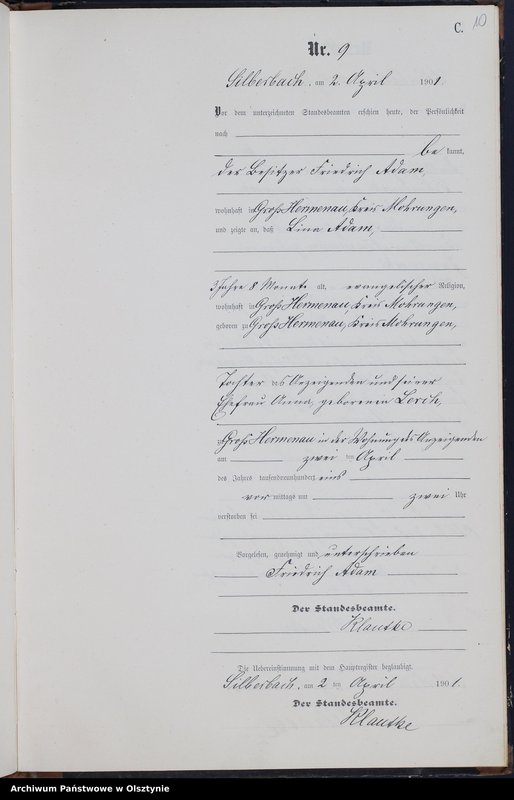 image.from.unit.number "Sterbe-Neben-Register Nr 1 - 52"