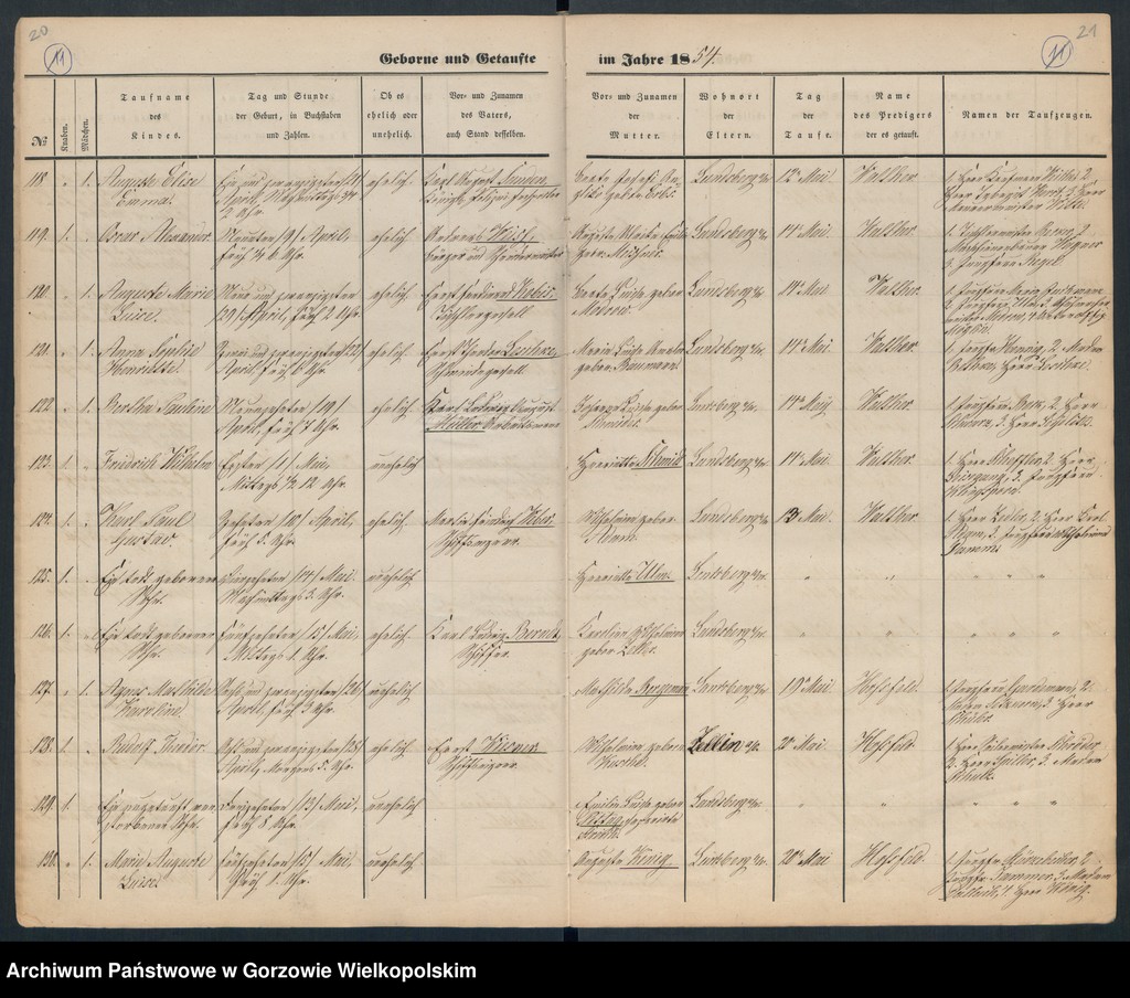 image.from.unit.number "Duplikate der Hauptkirche zu Landsberg an der Warthe"