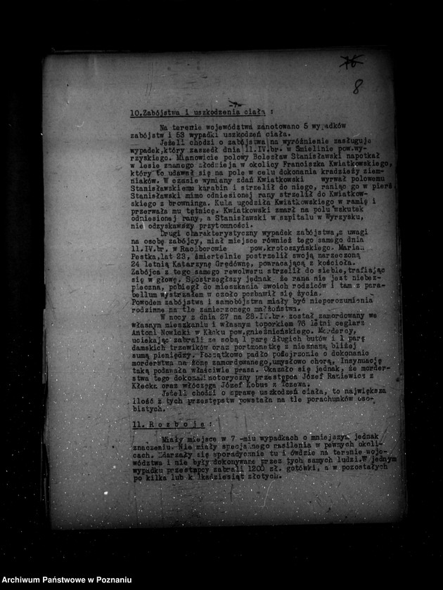 Obraz 12 z jednostki "Sprawozdania okresowe /miesięczne ze stanu bezpieczeństwa/ za miesiące kwiecień, maj, czerwiec 1937 r. /nr 4-6/"