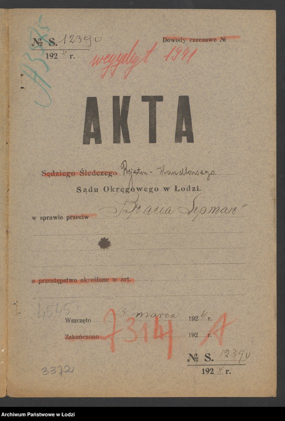 Obraz 2 z jednostki "Bracia Litman- handel towarami manufakturowymi"