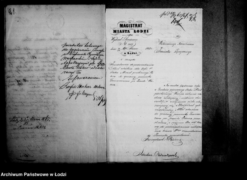 Obraz 20 z jednostki "Akta w przedmiocie attestów ubóstwa"