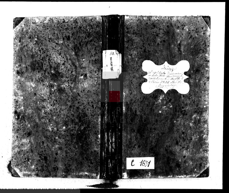 image.from.unit.number "Księga Duplikatu zawierająca w sobie akta Urodzonych, Zaślubionych i Umarłych z Roku 1832 Parafij Leypuńskiey"