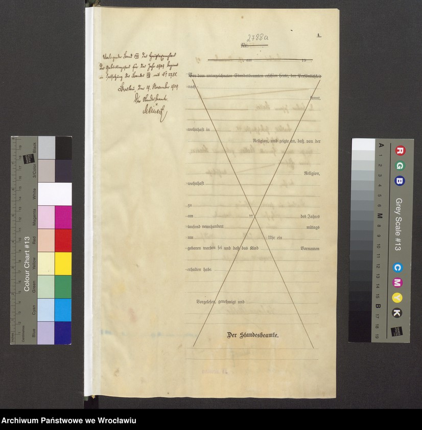 image.from.unit.number "Geburts-Haupt-Register Breslau IV 1909 Band 8"
