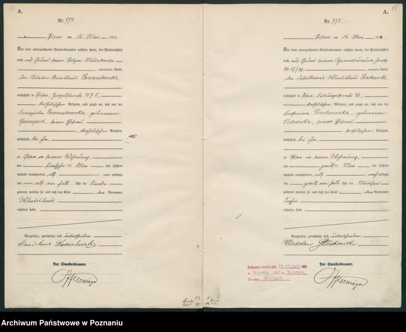 Obraz 12 z jednostki "Księga miejscowa urodzeń tom III [Rejestr główny urodzeń]"