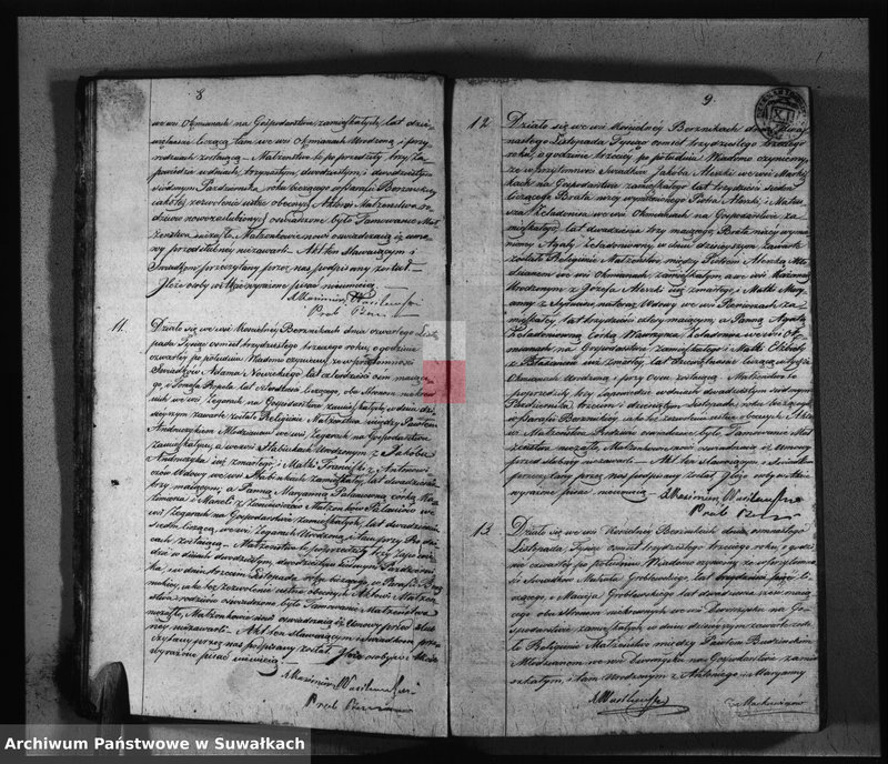 Obraz 7 z jednostki "Akta Urodzonych Gminy i Parafii Berznickiey z roku 1833"