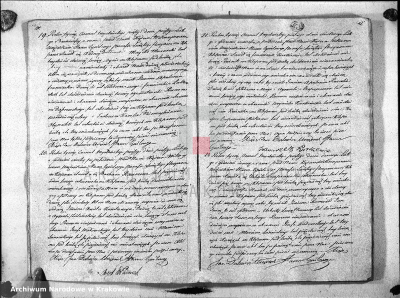 Obraz 8 z jednostki "Księga Aktow Urodzenia i Uznania parafii S Floryana na Rok 1835"