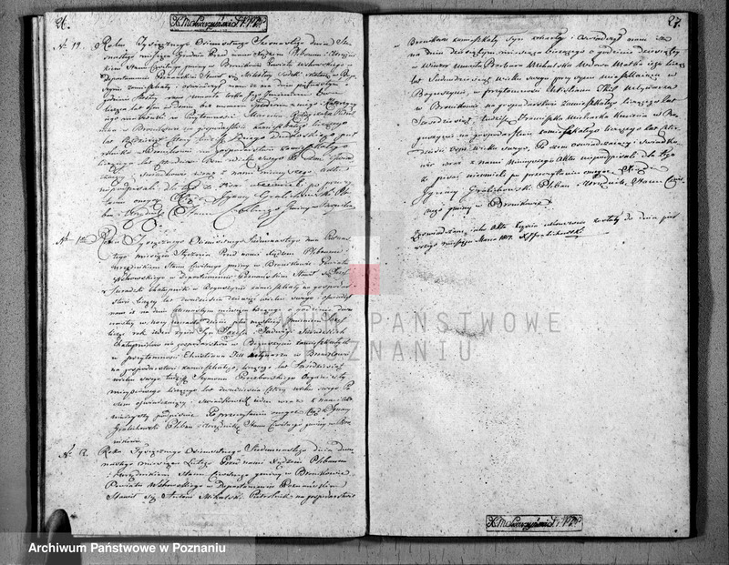 Obraz 16 z jednostki "Akta urodzeń, małżeństw i zgonów"