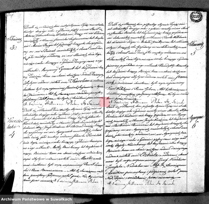 image.from.unit.number "Duplikat urodzonych, zmarłych i zaślubionych z roku 1842 w parafii święto Jezierskiey"