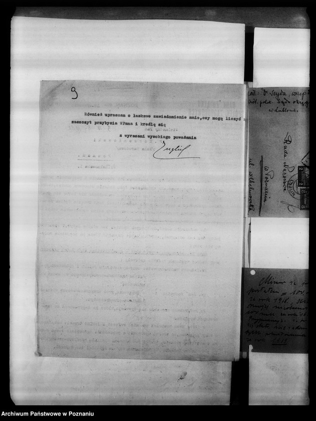 Obraz 13 z jednostki "Korespondencja różna w sprawie pomocy materialnej i prawnej i inna dotycząca spraw społeczno - politycznych."