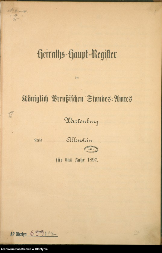 image.from.unit.number "Heiraths-Haupt-Register Nr 1 - 38"