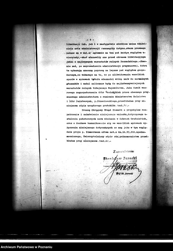 image.from.unit.number "Majątek Grodzisk powiatu nowotomyskiego wyłączenie z art. 4 i 5 ustawy o wykonaniu reformy rolnej Helena Zimmermann"