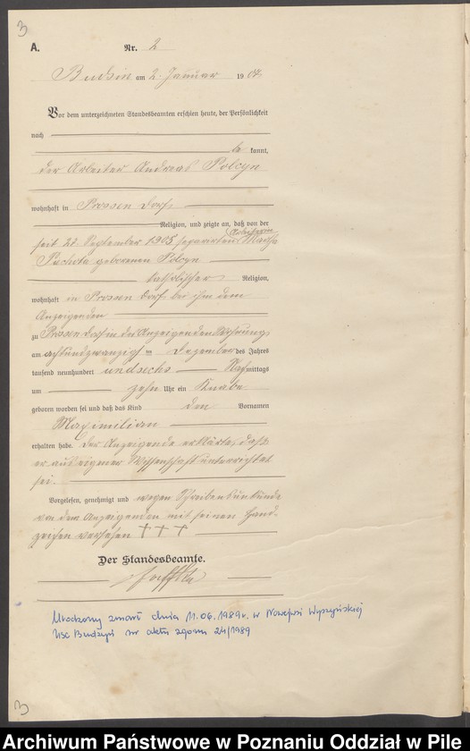 image.from.unit.number "Księga urodzeń"