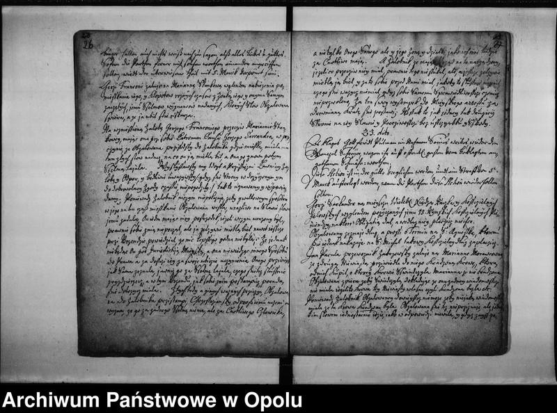 image.from.unit.number "["Protoculum" urzędu wójtowskiego miasta Opola (prowadzony przez hrabiego Jerzego Adama z Gaszyny, hetmana krajowego księcia opolsko - raciborskiego).]"