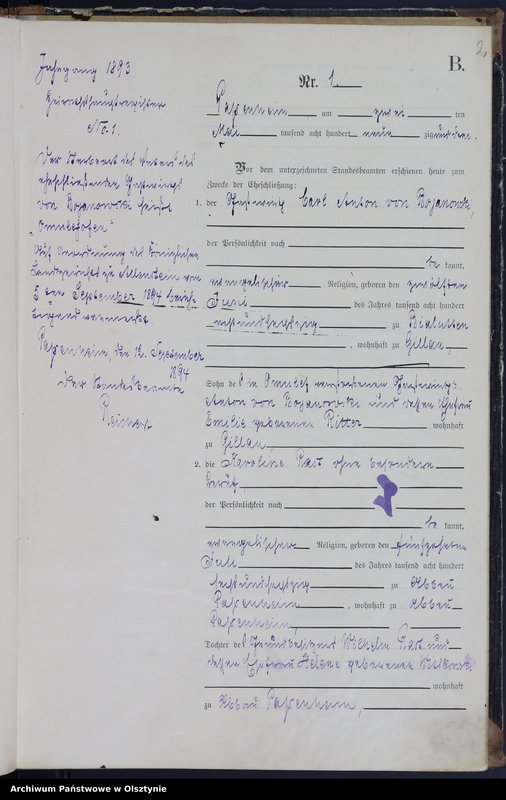 image.from.unit.number "Heiraths-Haupt-Register Nr 1 - 6"