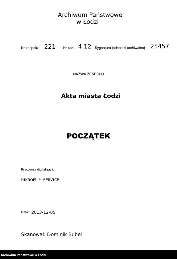 Obraz 3 z jednostki "Księga kontroli ruchu ludności (rejestr osób przybywających do gminy) Łódź, zespół VI, lit. N, O, R, T"