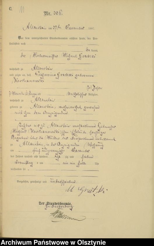 image.from.unit.number "Sterbe-Haupt-Register Tom II,Nr 317 - 332"