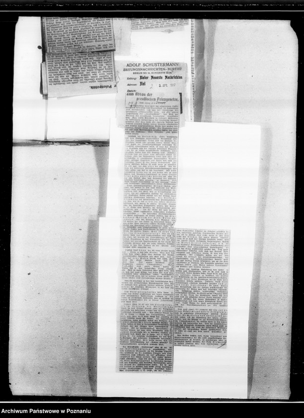 Obraz 15 z jednostki "Prawa i instytucje antypolskie. [Wycinki z gazet.]"