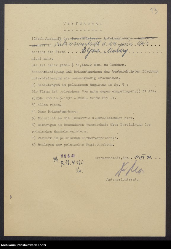 Obraz 15 z jednostki "Eljasz Mondry- sprzedaż odpadków własnych i bawełnianych"