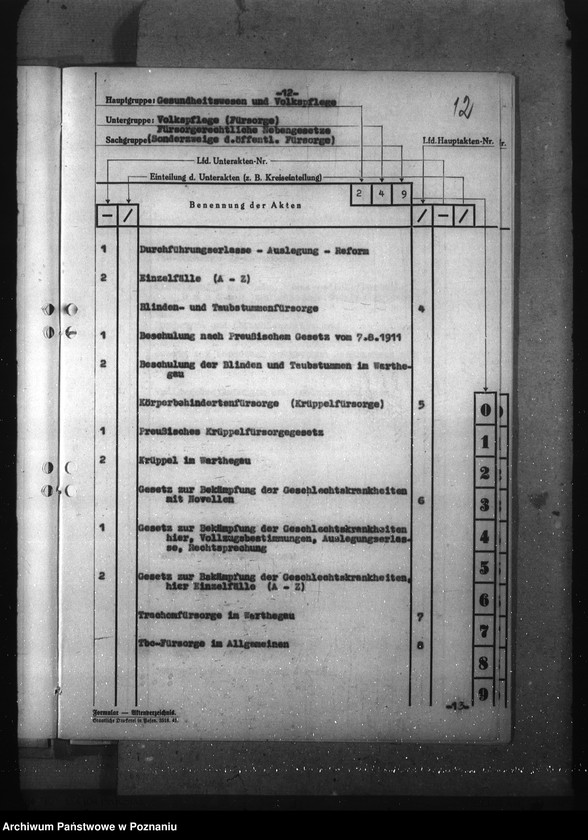 Obraz 16 z jednostki "Registratur Volkspflege"