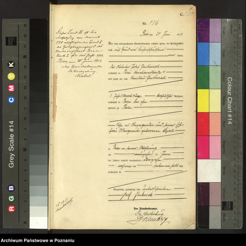 Obraz 3 z jednostki "Księga miejscowa zgonów tom III [Rejestr główny zgonów]"