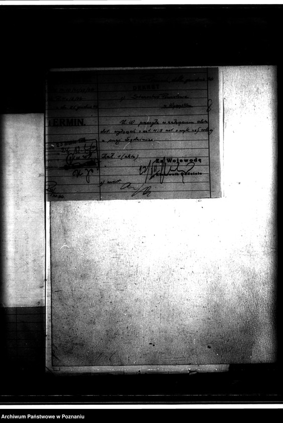 Obraz 12 z jednostki "Wyłączenie z art. 4 i 5 ustawy o wykonaniu reformy rolnej w powiecie wyrzyskim sprawy ogólne"