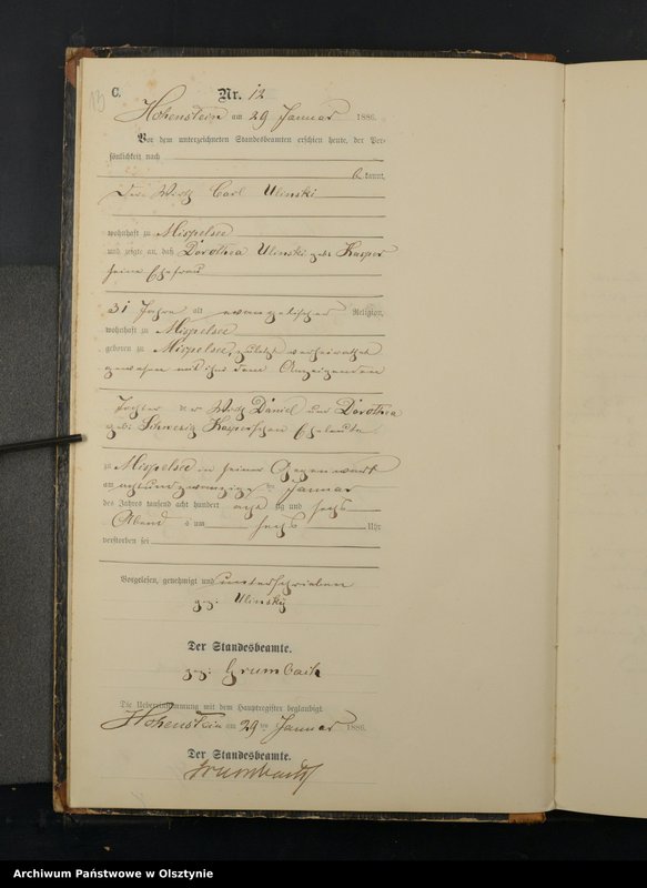 image.from.unit.number "Sterbe-Neben-Register Nr 1 - 194"